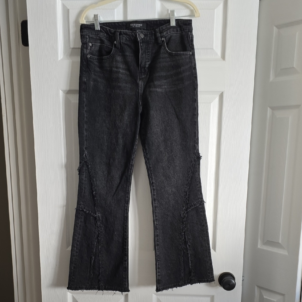 Liverpool Charcoal Flare Jeans
